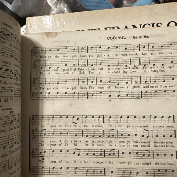 The Key Stone Collection Of Church Music - Hymns Psalms by A N Johnson HB 1857 - Picture 8 of 11